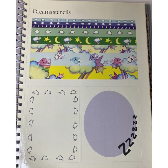 Vintage Scrapbook Stickers & Stencils Book 400 stickers Zoo Birthday - Picture 10 of 15